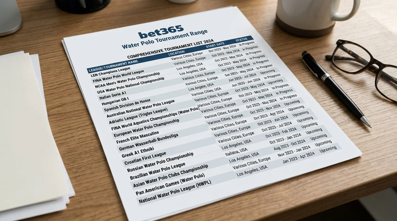 bet365 обхват на турнири водна топка — международно покритие
