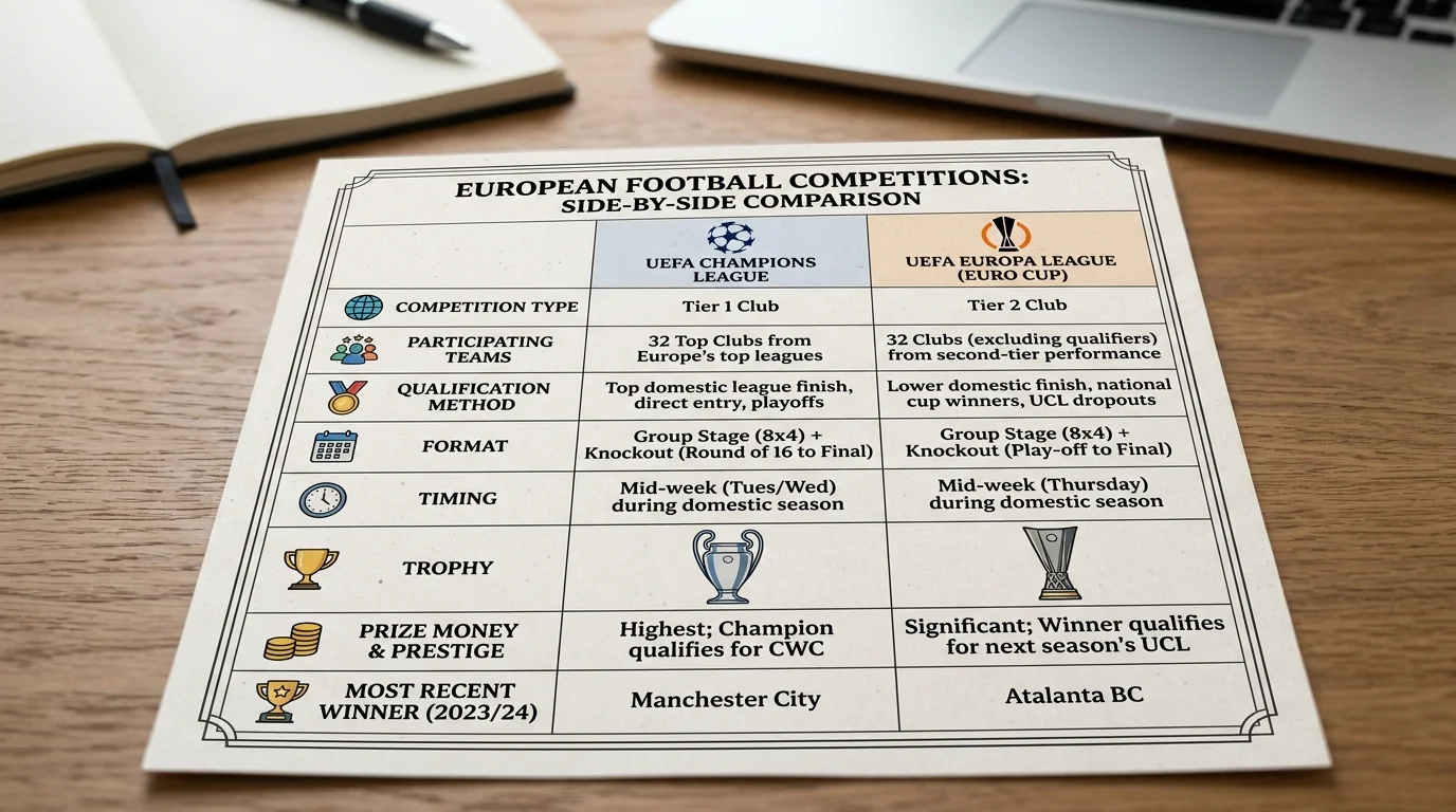Сравнение Euro Cup срещу Champions League водна топка — залагателни цели