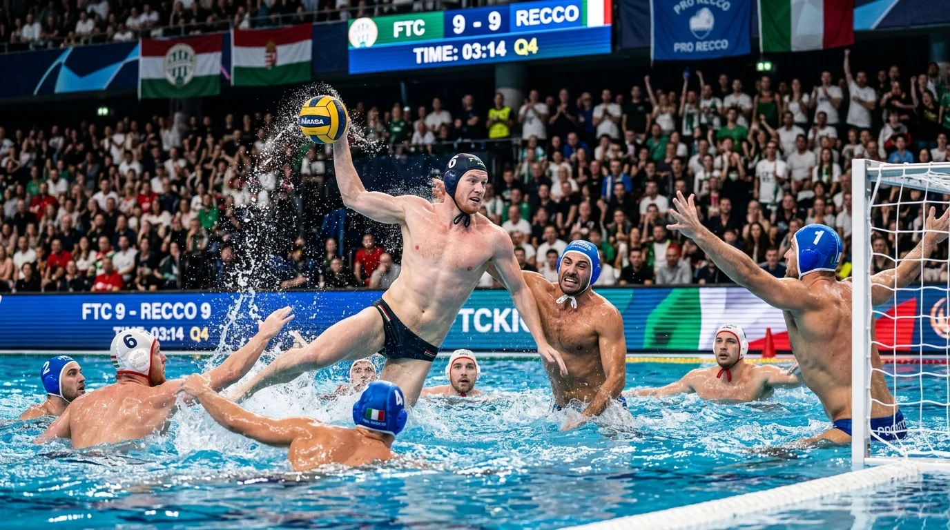 FTC-Telekom срещу Recco — залагателна динамика при Champions League