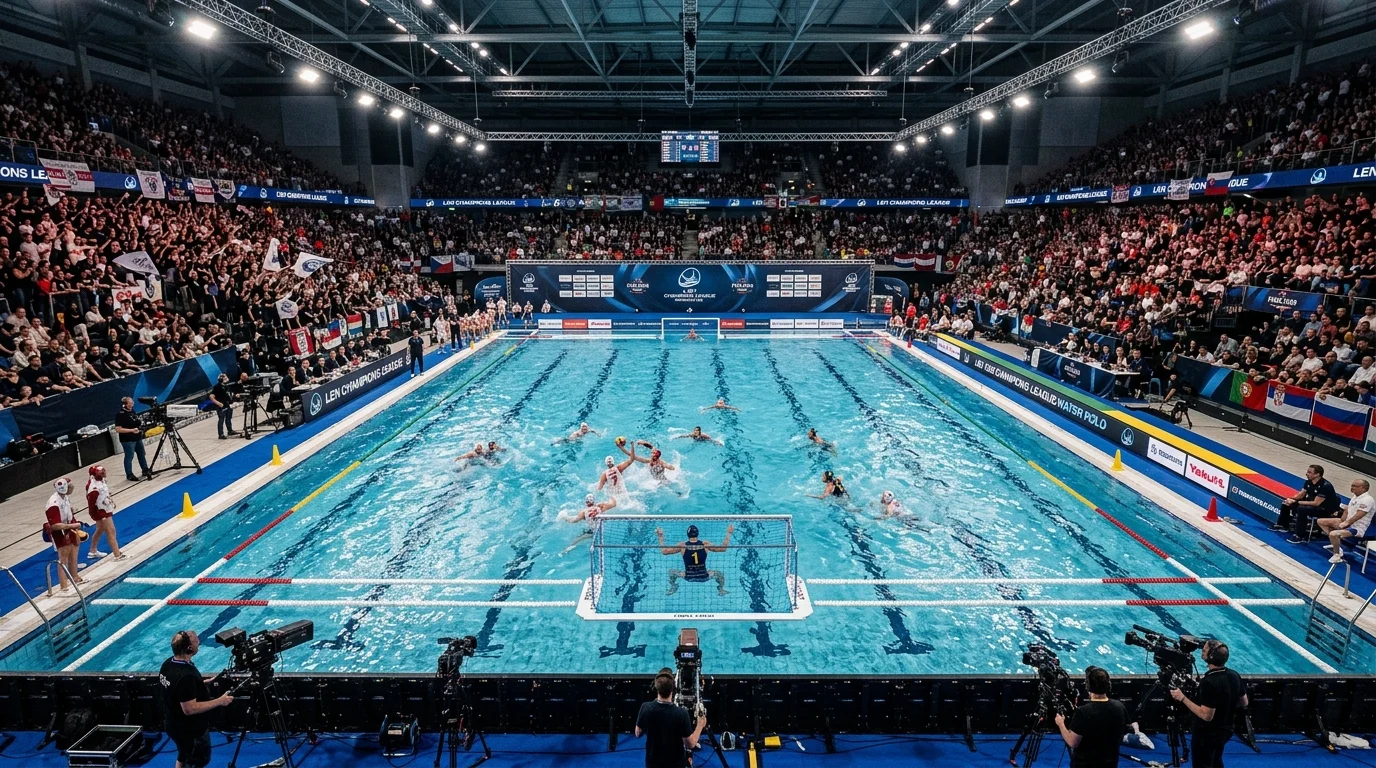 LEN Champions League водна топка — европейски клубен турнир с 24 гола на мач