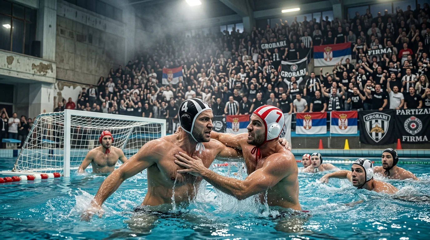 Partizan срещу Vojvodina — ключов двубой в сръбската водна топка