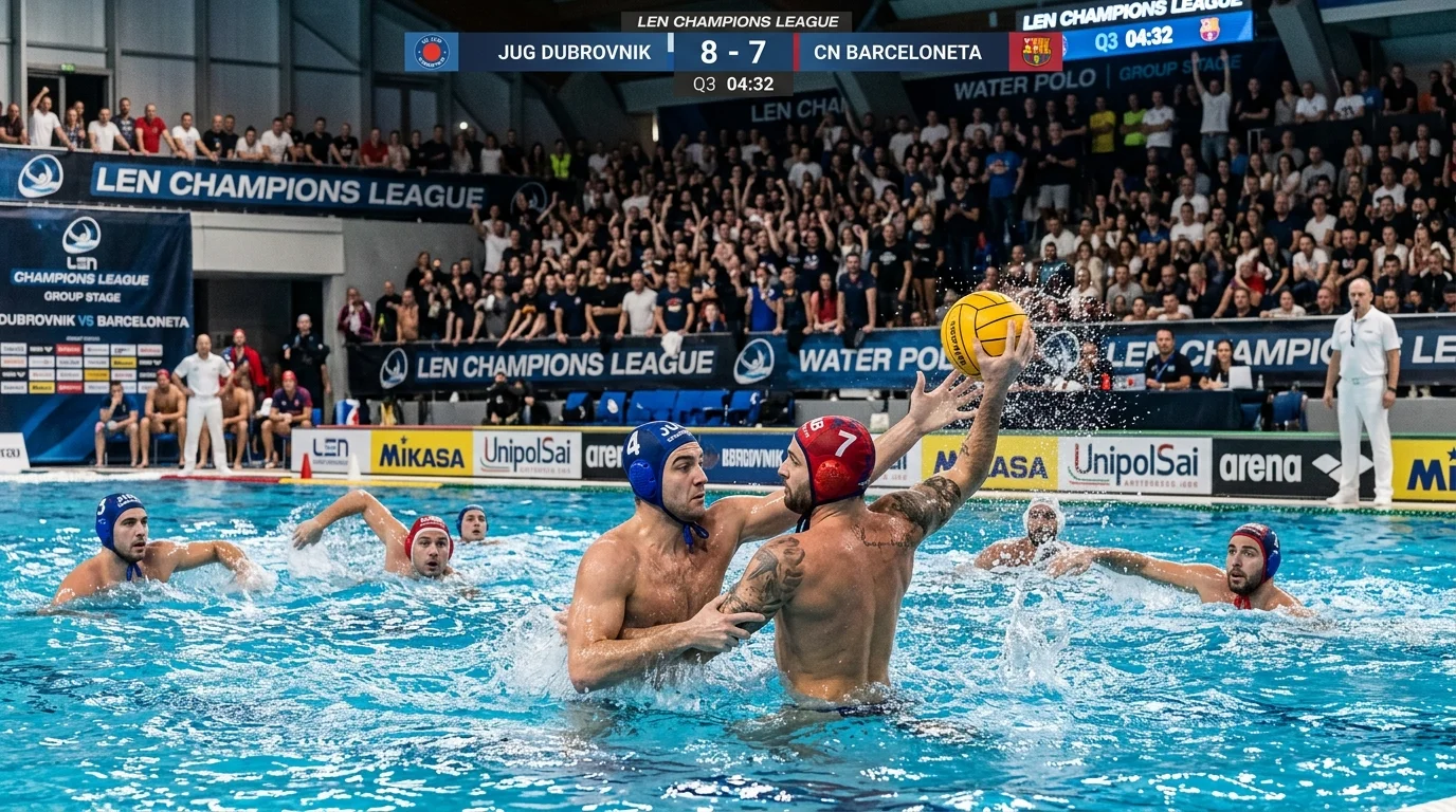 Групова фаза Champions League водна топка — анализ на мач