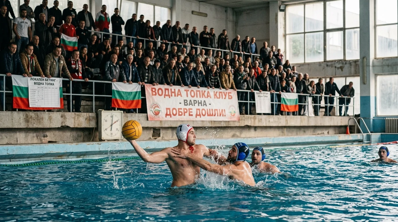 Местен пазар на залози водна топка в България — лицензирани оператори