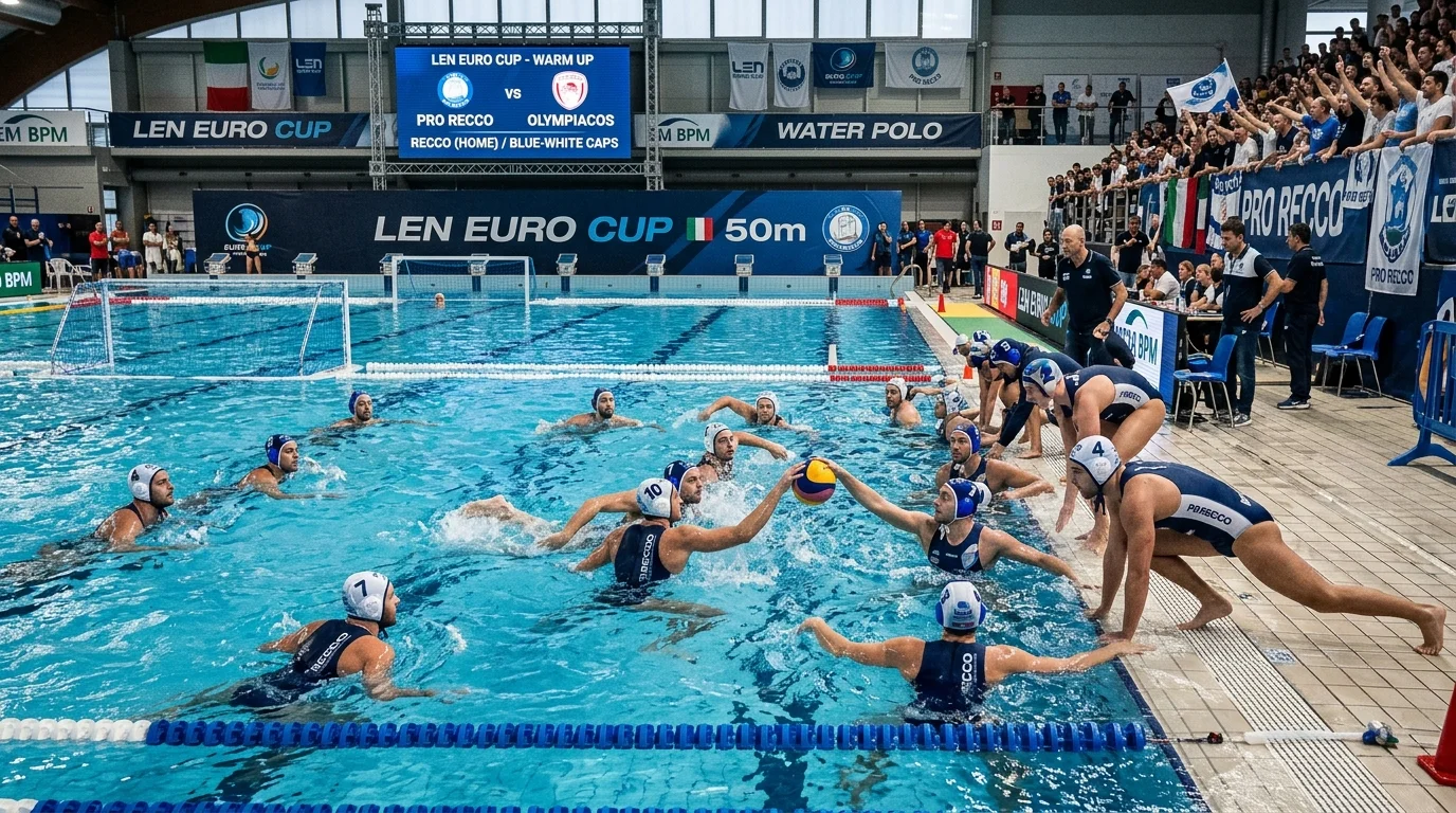 Recco Waterpolo при Euro Cup — клубен шампион в действие